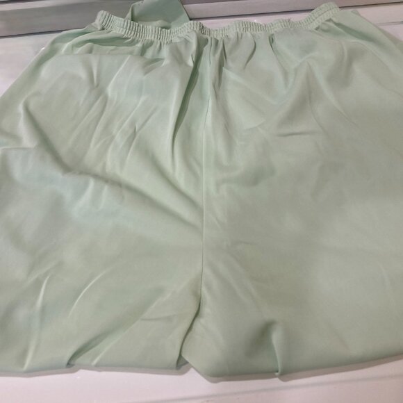 Vintage 1960s Women's Extra Large Pajama Set Lace Panel Raglan Sleeves Button Up - Picture 13 of 14